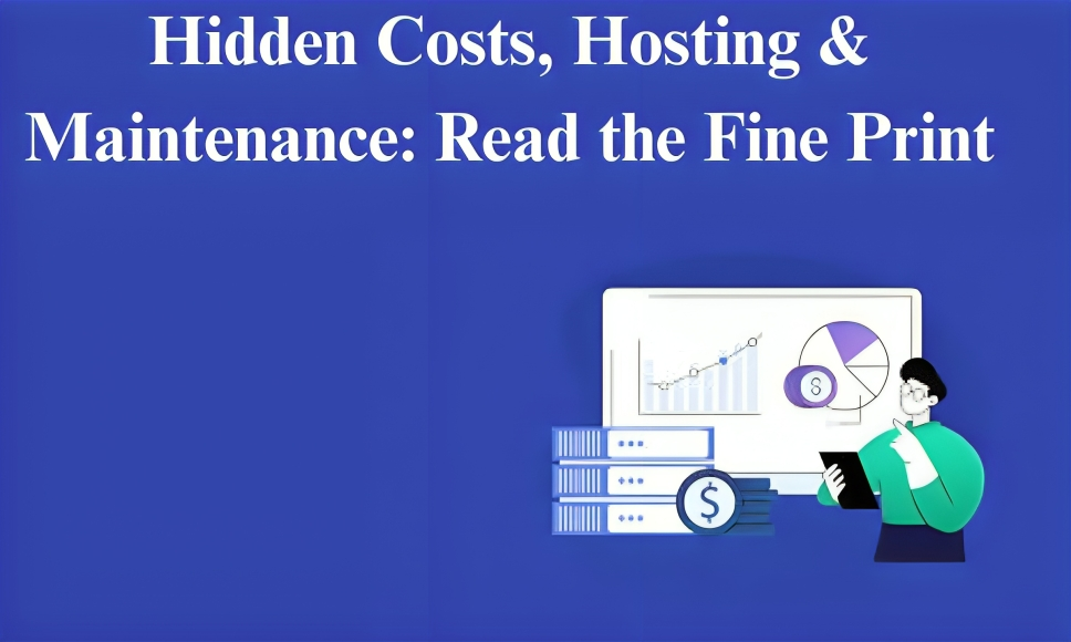 Hidden Costs, Hosting & Maintenance: Read the Fine Print