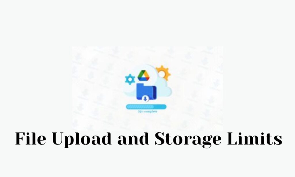 File Upload and Storage Limits