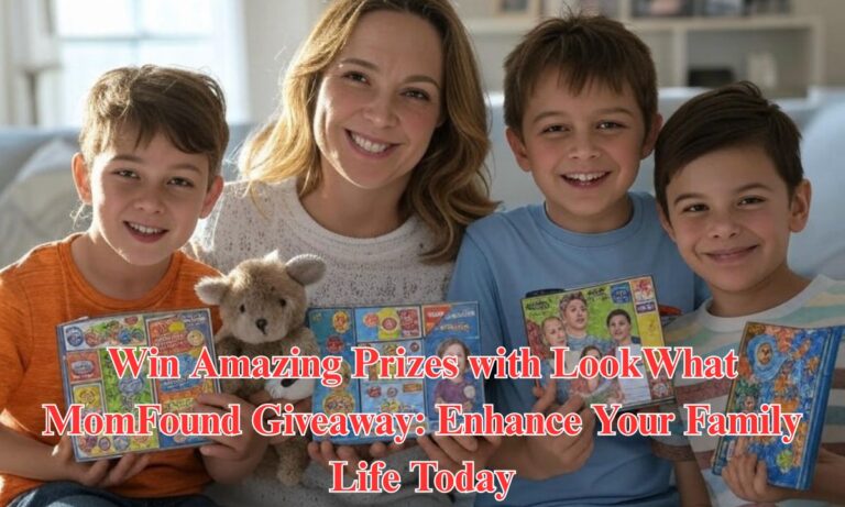 Win Amazing Prizes with LookWhat MomFound Giveaway: Enhance Your Family Life Today