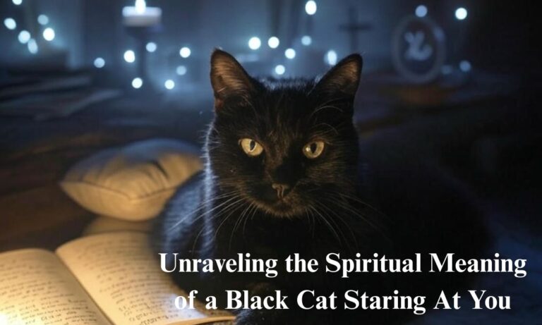 Unraveling the Spiritual Meaning of a Black Cat Staring At You